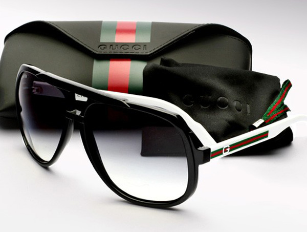 Gucci Special Edition Heritage Aviators Sunglasses ~ The Simply