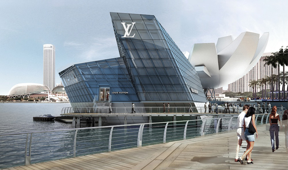 Louis Vuitton Island Maison At Marina Bay Sands Singapore - eXtravaganzi