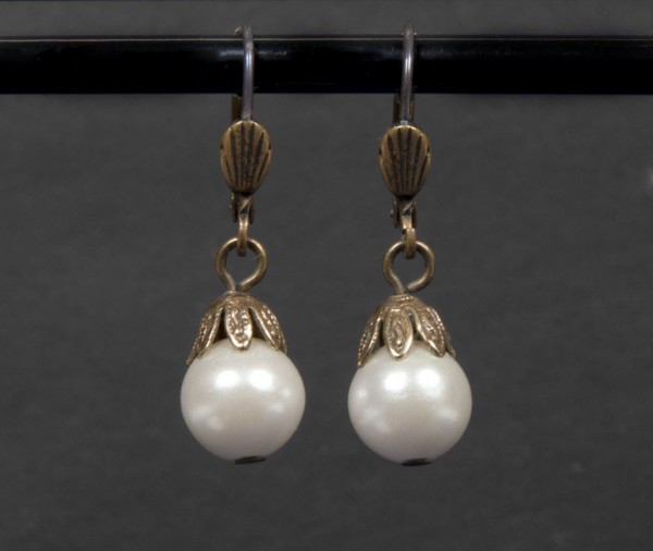 A pair of pearl drop earrings worn by Whitney Houston in the movie The Bodyguard