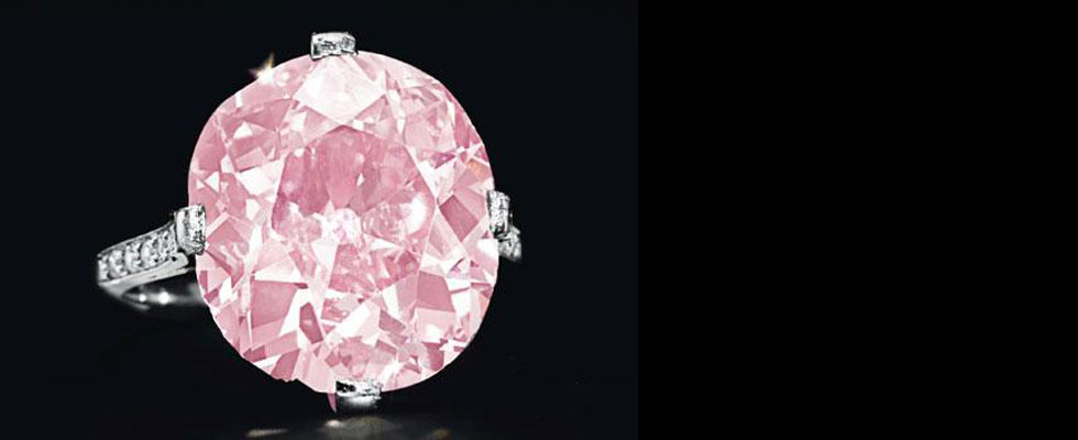 A belle epoque cushion-cut vivid purplish pink 9-carat diamond ring by Dreicer & Co