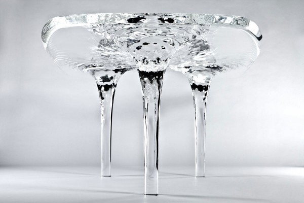 Zaha Hadid's Liquid Glacial Coffee Table