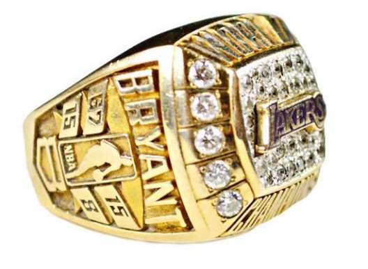 Kobe Bryant 2000 Lakers championship ring