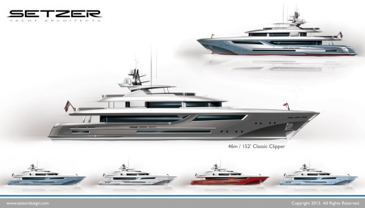 Setzer Yacht Architects offers first look at New American Motoryachts Series