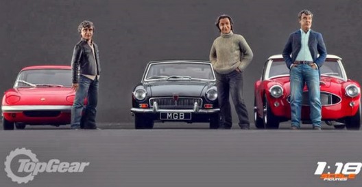 Jeremy Clarkson, James May and Richard Hammond in the ratio of 1:18 at a cost of $ 510 per set