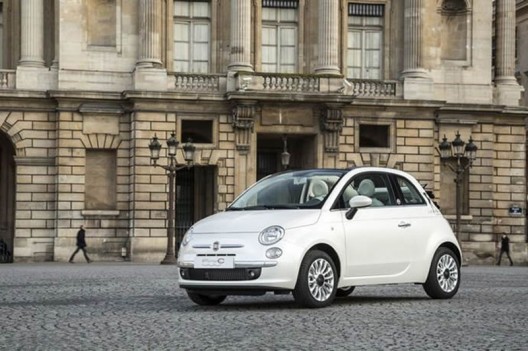 A limited edition Fiat 500 dedicated to Guerlains La petite Robe Noire perfume