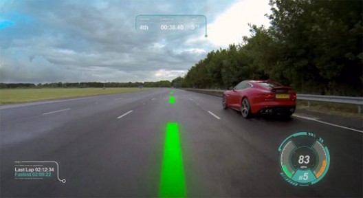 Jaguar designs windscreen that turns real racing into a cool videogame