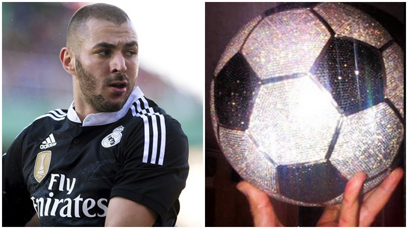 Real Madrid Star Plunks Down $250,000 for Soccer Ball Encrusted With 72,000  Diamonds