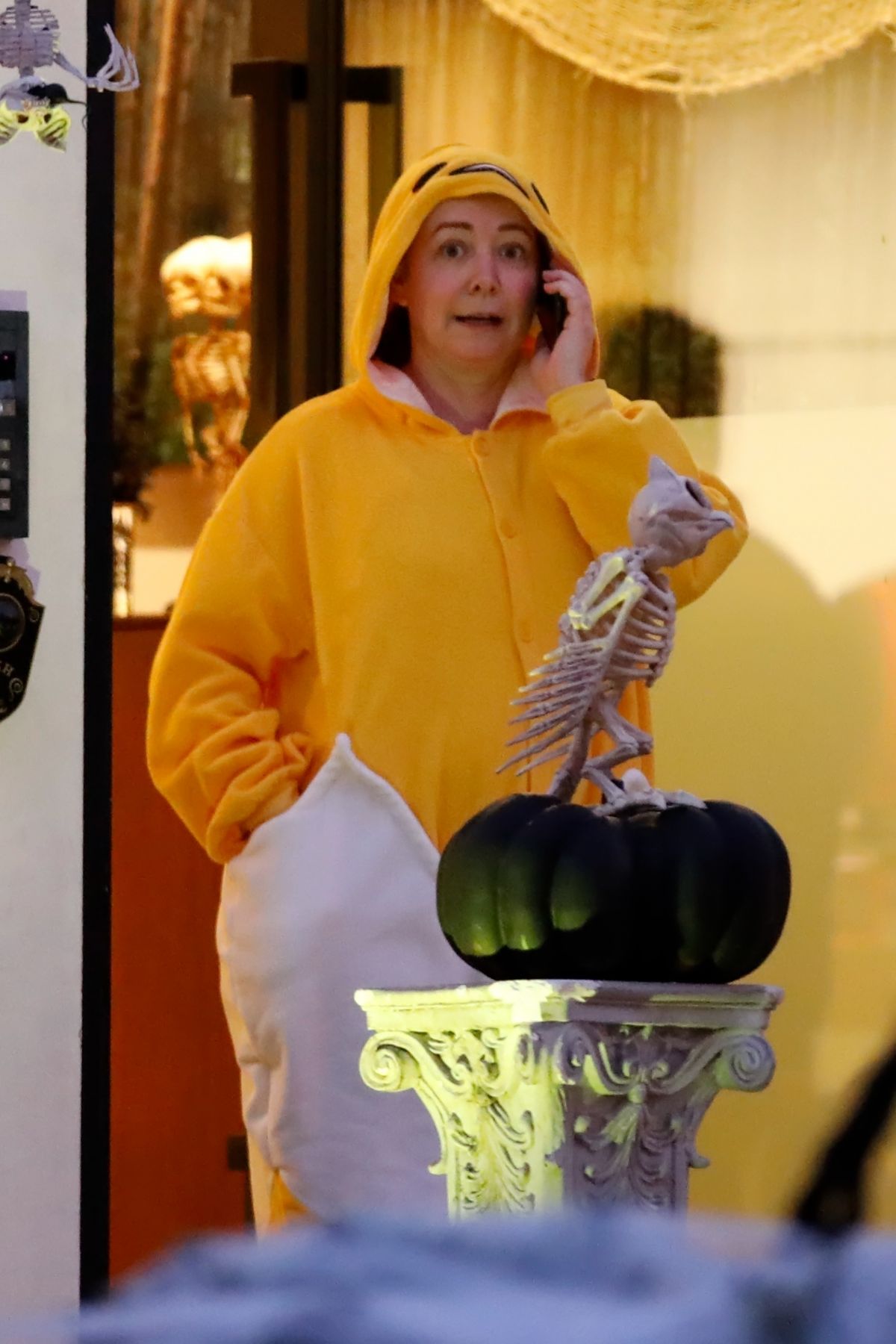 Alyson Hannigan throw a Halloween party in Los Angeles eXtravaganzi