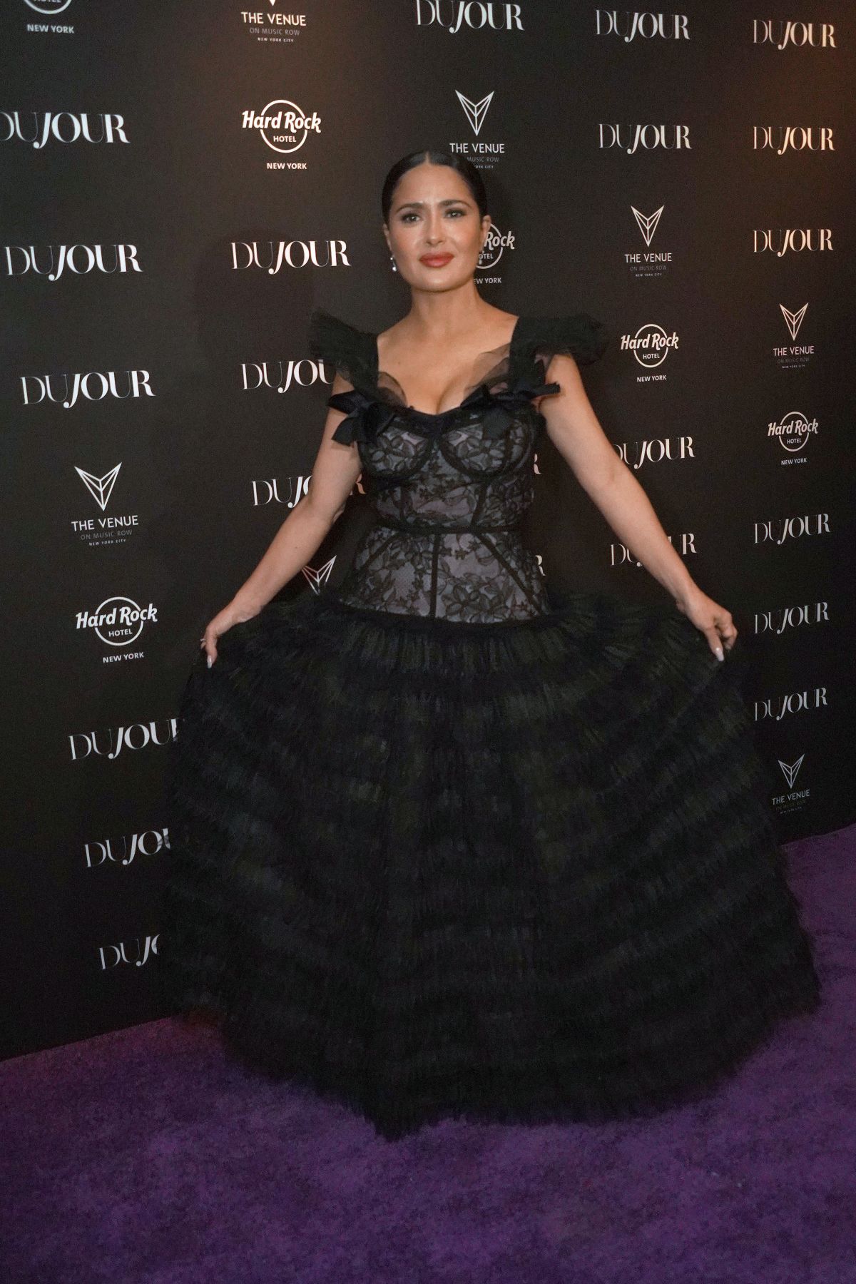 Salma Hayek – DuJour Media cover event celebrating the 10th Anniversary